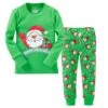 Pyjama Vert Avec Père Noël Pour Enfants -Mode Pyjamas Magasin 46100 rdevj3