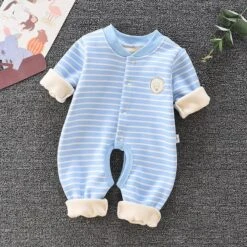 Barboteuse à Rayures Pour Bébé -Mode Pyjamas Magasin barboteuse a rayures pour bebe 2