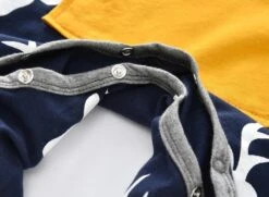 Barboteuse De Noël à Manches Longues Pour Nouveau-né Garçon Et Fille -Mode Pyjamas Magasin barboteuse de noel a manches longues pour nouveau ne garcon et fille 5