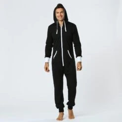 Combinaison à Capuche Pour Homme -Mode Pyjamas Magasin combinaison a capuche pour homme blanc xxl
