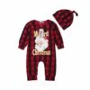 Combinaison De Noël Avec Chapeau Pour Bébé -Mode Pyjamas Magasin combinaison de noel avec chapeau pour bebe