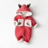 Combinaison De Noël Pour Bébé Capuche Cerf 1 Combinaison De Noël Pour Bébé Capuche Cerf -Mode Pyjamas Magasin combinaison de noel pour bebe capuche cerf