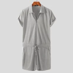 Combinaison Décontractée Pour Hommes -Mode Pyjamas Magasin combinaison decontractee pour hommes 4