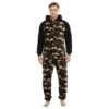Combinaison Pyjama Polaire à Motif Militaire -Mode Pyjamas Magasin combinaison pyjama polaire a motif militaire s