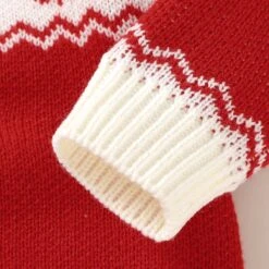 Ensemble De Noël Tricoté Pour Nouveau-né 0 à 18 Mois Filles Et Garçons -Mode Pyjamas Magasin ensemble de noel tricote pour nouveau ne 0 a 18 mois filles et garcons 5