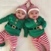 Ensemble De Vêtements De Noël Avec Chapeau Pour Bébé Garçon Et Fille -Mode Pyjamas Magasin ensemble de vetements de noel avec chapeau pour bebe garcon et fille