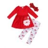 Ensemble De Vêtements Robe De Noël Pour Bébé Fille -Mode Pyjamas Magasin ensemble de vetements robe de noel pour bebe fille
