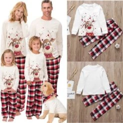 Ensemble Pyjama De Noël Pour Famille Renne De Noel -Mode Pyjamas Magasin ensemble pyjama de noel pour famille renne de noel 2