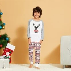 Ensemble Pyjama De Noël Pour Toute La Famille Cerf De Noel -Mode Pyjamas Magasin ensemble pyjama de noel pour toute la famille cerf de noel 5
