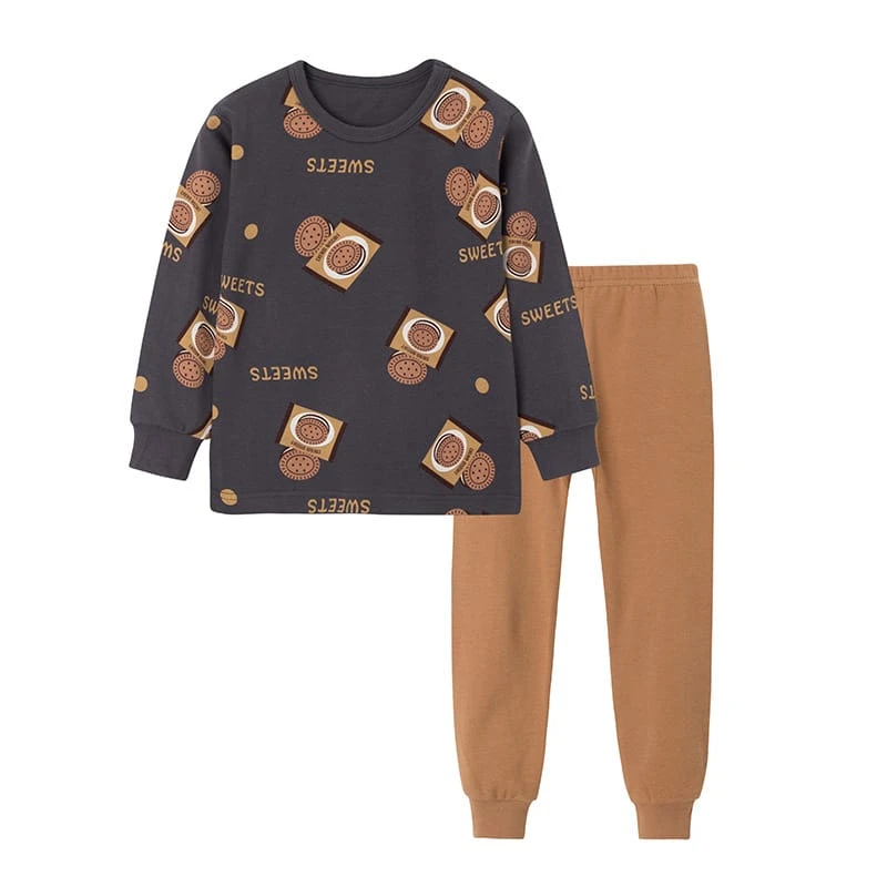 Ensemble Pyjama Enfants Garçon Et Fille Avec Motif Dessin Animé Totoro 4 Ensemble Pyjama Enfants Garçon Et Fille Avec Motif Dessin Animé Totoro – Image 2