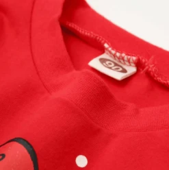 Ensemble Pyjama Rouge à Manches Longues Pour Enfant -Mode Pyjamas Magasin ensemble pyjama rouge a manches longues pour enfant 3