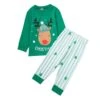 Ensemble Pyjama Vert à Manches Longues Pour Enfant -Mode Pyjamas Magasin ensemble pyjama rouge a manches longues pour enfant 4