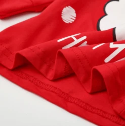 Ensemble Pyjama Rouge à Manches Longues Pour Enfant -Mode Pyjamas Magasin ensemble pyjama rouge a manches longues pour enfant 6