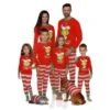Ensemble Pyjama T-shirt Et Pantalon Joyeux Noël Pour Toute La Famille -Mode Pyjamas Magasin ensemble pyjama t shirt et pantalon joyeux noel pour toute la famille