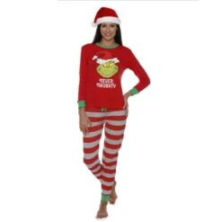 Ensemble Pyjama T-shirt Et Pantalon Joyeux Noël Pour Toute La Famille -Mode Pyjamas Magasin ensemble pyjama t shirt et pantalon joyeux noel pour toute la famille 4
