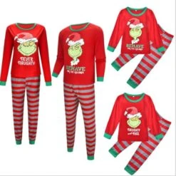 Ensemble Pyjama T-shirt Et Pantalon Joyeux Noël Pour Toute La Famille -Mode Pyjamas Magasin ensemble pyjama t shirt et pantalon joyeux noel pour toute la famille 6