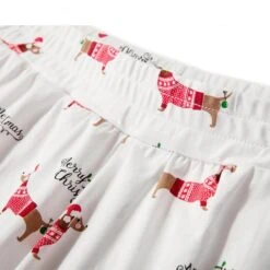 Ensemble Short Et Tee-shirt Pyjama De Noël Pour Femmes -Mode Pyjamas Magasin ensemble short et tee shirt pyjama de noel pour femmes 5