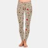 Legging De Noel Moulant Pour Femme Petits Singes De Noel -Mode Pyjamas Magasin legging de noel moulant pour femme petits singes de noel