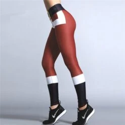 Legging De Noël Pour Femmes élastique Et Décontracté -Mode Pyjamas Magasin legging de noel pour femmes elastique et decontracte 2
