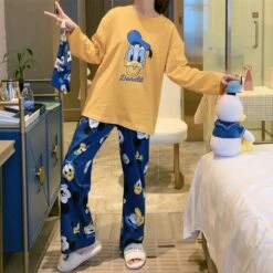 Mignon Pyjama Disney Donald Pour Femme -Mode Pyjamas Magasin mignon pyjama disney donald pour femme 4