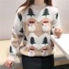 Pull De Noël Pour Femme Avec Bonhomme De Neige -Mode Pyjamas Magasin pull de noel pour femme avec bonhomme de neige