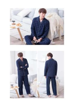 Pyjama à Carreaux En Coton