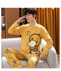 Pyjama Avec Canard Jaune Pour Homme