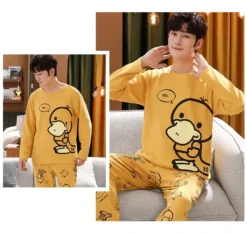 Pyjama Avec Canard Jaune Pour Homme -Mode Pyjamas Magasin pyjama avec canard jaune pour homme 4