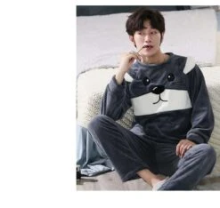 Pyjama Avec Tête De Chat Pour Homme -Mode Pyjamas Magasin pyjama avec tete de chat pour homme 4