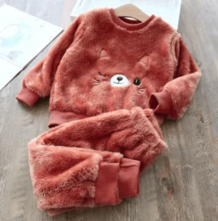 Pyjama Chat Tout Doux -Mode Pyjamas Magasin pyjama chat tout doux marron 2ans