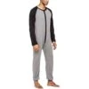 Pyjama Combinaison Bicolore Pour Homme -Mode Pyjamas Magasin pyjama combinaison bicolore pour homme 13