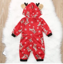 Pyjama Combinaison Rouge Pour Toute La Famille -Mode Pyjamas Magasin pyjama combinaison rouge pour toute la famille 3