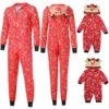 Pyjama Combinaison Rouge Pour Toute La Famille