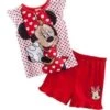 Pyjama D’été à Motif Minnie Pour Filles -Mode Pyjamas Magasin pyjama d ete minnie mouse pour filles 21