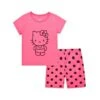Pyjama D’été T-shirt à Motif Hello Kitty Et Short Rose -Mode Pyjamas Magasin pyjama d ete minnie mouse pour filles 9