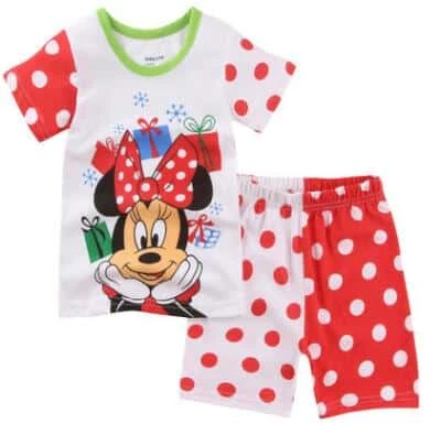 Pyjama D’été Minnie Mouse Pour Filles 3 Pyjama D’été Minnie Mouse Pour Filles