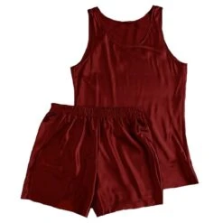 Pyjama D’été Pour Homme En Satin -Mode Pyjamas Magasin pyjama d ete pour homme en satin 8