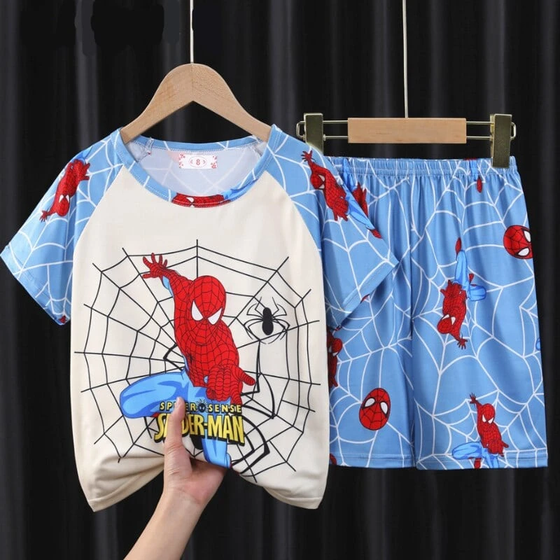 Pyjama D’été Spiderman Pour Petit Garçon 3 Pyjama D’été Spiderman Pour Petit Garçon