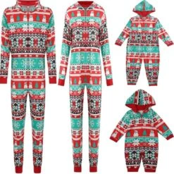 Pyjama De Noël Combinaison Pour Toute La Famille