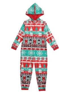 Pyjama De Noël Combinaison Pour Toute La Famille -Mode Pyjamas Magasin pyjama de noel combinaison pour toute la famille 3