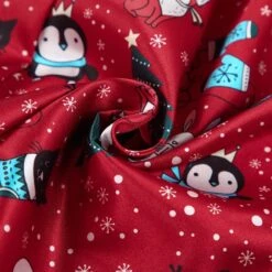 Pyjama De Noël En Satin Pour Femmes Pantalon Et Haut Court -Mode Pyjamas Magasin pyjama de noel en satin pour femmes pantalon et haut court 5