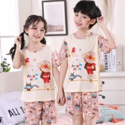 Pyjama D’été à Motif Dessin Animé Pour Enfant