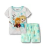Pyjama Deux Pièces à Motif Olaf, Anna Et Elsa -Mode Pyjamas Magasin pyjama deux pieces a motif olaf anna et elsa