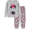 Pyjama Deux Pièces Gris Manches Longues à Motif Minnie -Mode Pyjamas Magasin pyjama deux pieces gris manches longues a motif minnie 2