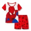 Pyjama Deux Pièces Motif Spiderman En Coton -Mode Pyjamas Magasin pyjama deux pieces motif spiderman en coton