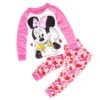 Pyjama Deux Pièces Rose Blanc à Motif Minnie Mouse -Mode Pyjamas Magasin pyjama deux pieces rose blanc a motif minnie mouse 2