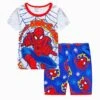 Pyjama Deux Pièces Spiderman En Coton -Mode Pyjamas Magasin pyjama deux pieces spiderman en coton