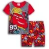 Ensemble Pyjama Gris Rouge Motif Cars -Mode Pyjamas Magasin pyjama deux pieces spiderman en coton 21