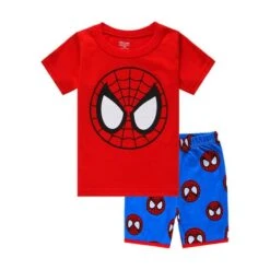 Ensemble Pyjama Spiderman En Coton Pour Garçons