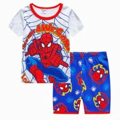 Pyjama Deux Pièces Spiderman En Coton